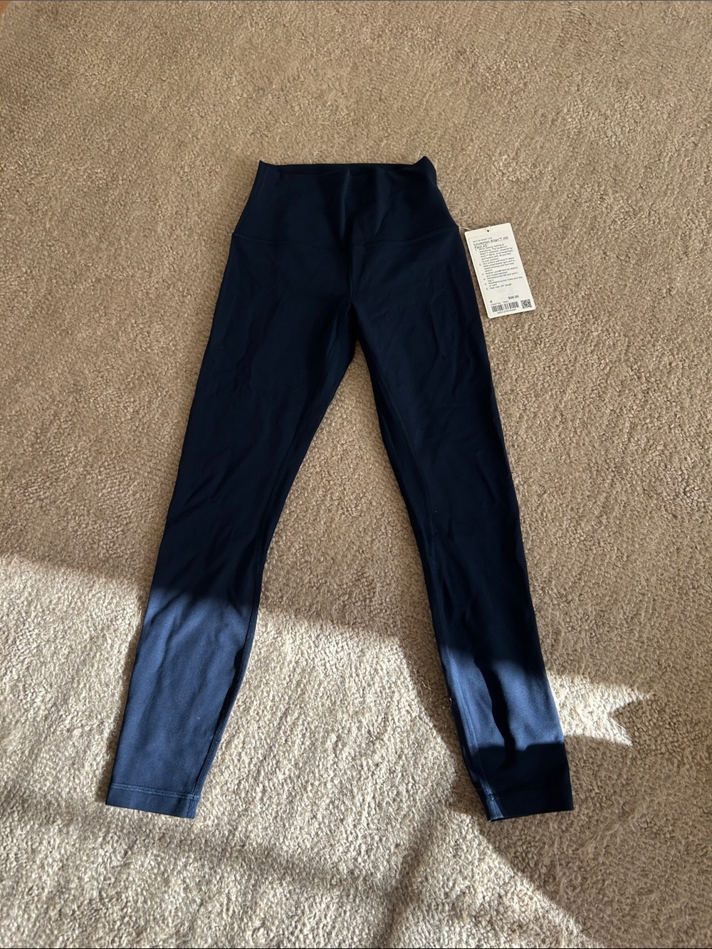 Lululemon Align HR pant 25” high rise exercise legging in Navy size 4 NWT